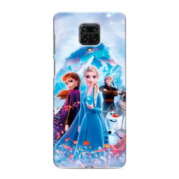 Силиконовый чехол на Xiaomi RedMi Note 9S с принтом Холодное сердце Frozen Силиконовый чехол на Xiaomi RedMi Note 9S с принтом Холодное сердце Frozen