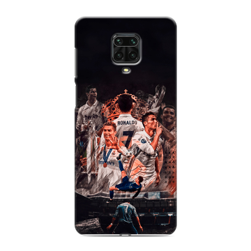 Силиконовый чехол на Xiaomi RedMi Note 9S с принтом Реал Роналдо Real Ronaldo Силиконовый чехол на Xiaomi RedMi Note 9S с принтом Реал Роналдо Real Ronaldo