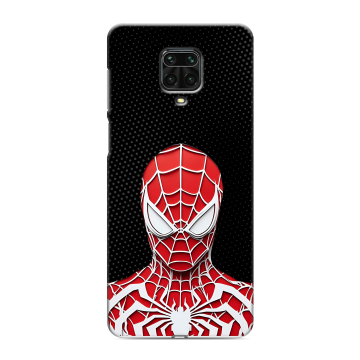 Силиконовый чехол на Xiaomi RedMi Note 9S с принтом человек паук spiderman