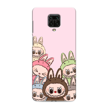 Силиконовый чехол на Xiaomi RedMi Note 9S с принтом Лабубу Силиконовый чехол на Xiaomi RedMi Note 9S с принтом Лабубу