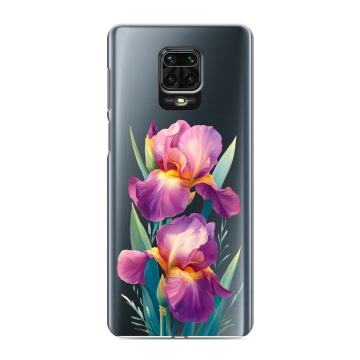 Силиконовый чехол на Xiaomi RedMi Note 9S с принтом Цветы орхидеи Силиконовый чехол на Xiaomi RedMi Note 9S с принтом Цветы орхидеи