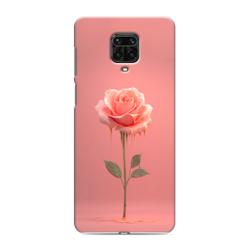 Силиконовый чехол на Xiaomi RedMi Note 9S с принтом Розовая роза Силиконовый чехол на Xiaomi RedMi Note 9S с принтом Розовая роза