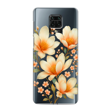 Силиконовый чехол на Xiaomi RedMi Note 9S с принтом Цветы Силиконовый чехол на Xiaomi RedMi Note 9S с принтом Цветы