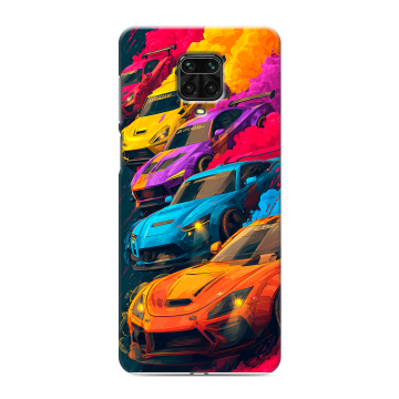 Силиконовый чехол на Xiaomi RedMi Note 9S с принтом Тачки Силиконовый чехол на Xiaomi RedMi Note 9S с принтом Тачки