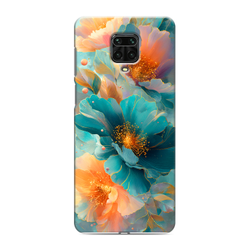 Силиконовый чехол на Xiaomi RedMi Note 9S с принтом Цветы Силиконовый чехол на Xiaomi RedMi Note 9S с принтом Цветы