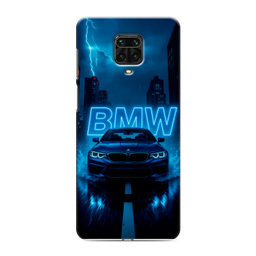 Силиконовый чехол на Xiaomi RedMi Note 9S с принтом BMW БМВ Силиконовый чехол на Xiaomi RedMi Note 9S с принтом BMW БМВ