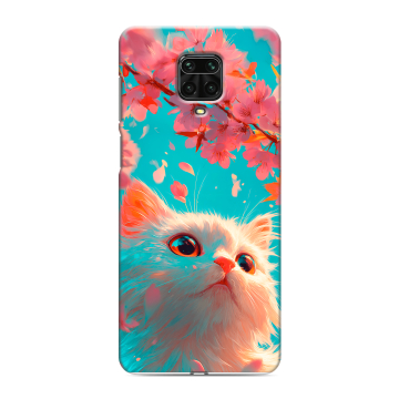 Силиконовый чехол на Xiaomi RedMi Note 9S с принтом Красивый кот Силиконовый чехол на Xiaomi RedMi Note 9S с принтом Красивый кот