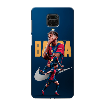 Силиконовый чехол на Xiaomi RedMi Note 9S с принтом Барселона Barca Yamal Силиконовый чехол на Xiaomi RedMi Note 9S с принтом Барселона Barca Yamal