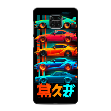 Силиконовый чехол на Xiaomi RedMi Note 9S с принтом машины тачки Силиконовый чехол на Xiaomi RedMi Note 9S с принтом машины тачки