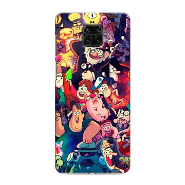 Силиконовый чехол на Xiaomi RedMi Note 9S с принтом Gravity Falls Гравити Фолз Силиконовый чехол на Xiaomi RedMi Note 9S с принтом Gravity Falls Гравити Фолз
