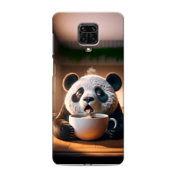Силиконовый чехол на Xiaomi RedMi Note 9S с принтом смешная панда