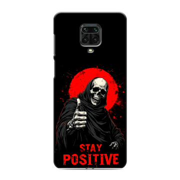 Силиконовый чехол на Xiaomi RedMi Note 9S с принтом смешной скелет Силиконовый чехол на Xiaomi RedMi Note 9S с принтом смешной скелет