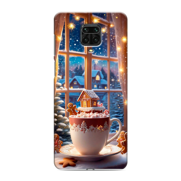 Силиконовый чехол на Xiaomi RedMi Note 9S с принтом Новый год Силиконовый чехол на Xiaomi RedMi Note 9S с принтом Новый год