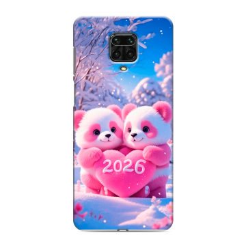 Силиконовый чехол на Xiaomi RedMi Note 9S с принтом Новый год Силиконовый чехол на Xiaomi RedMi Note 9S с принтом Новый год