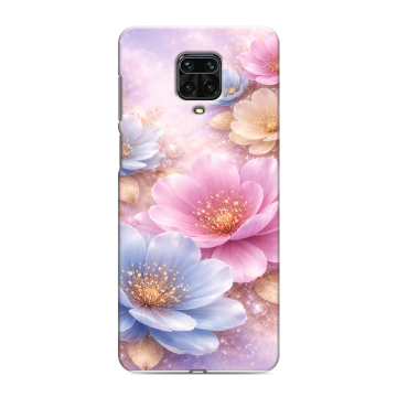 Силиконовый чехол на Xiaomi RedMi Note 9S с принтом женский