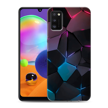 Силиконовый чехол на Samsung Galaxy A41 с принтом Геометрия неона Силиконовый чехол на Samsung Galaxy A41 с принтом Геометрия неона