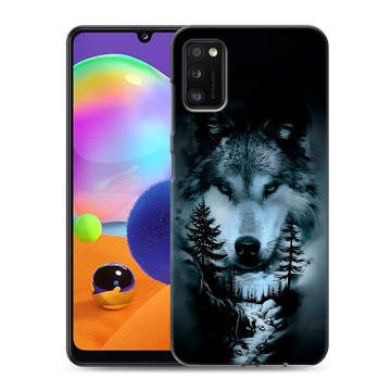 Силиконовый чехол на Samsung Galaxy A41 с принтом Лесной волк Силиконовый чехол на Samsung Galaxy A41 с принтом Лесной волк