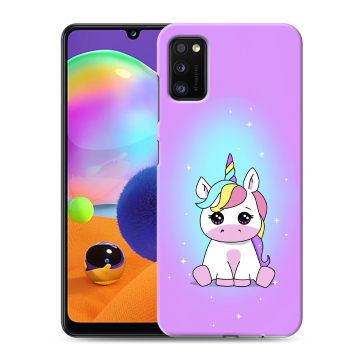 Силиконовый чехол на Samsung Galaxy A41 с принтом Единорог Силиконовый чехол на Samsung Galaxy A41 с принтом Единорог