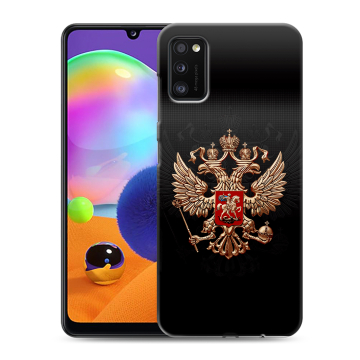 Силиконовый чехол на Samsung Galaxy A41 с принтом Герб России Силиконовый чехол на Samsung Galaxy A41 с принтом Герб России