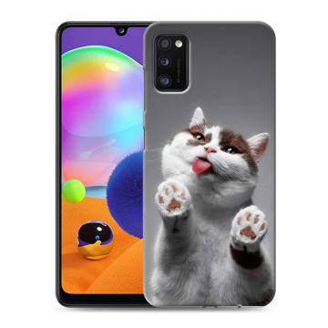 Силиконовый чехол на Samsung Galaxy A41 с принтом Коты Силиконовый чехол на Samsung Galaxy A41 с принтом Коты