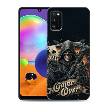 Силиконовый чехол на Samsung Galaxy A41 с принтом Скелет карты Силиконовый чехол на Samsung Galaxy A41 с принтом Скелет карты