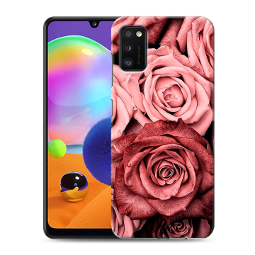 Силиконовый чехол на Samsung Galaxy A41 с принтом Цветы розы Силиконовый чехол на Samsung Galaxy A41 с принтом Цветы розы