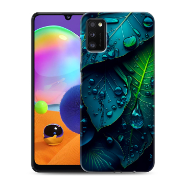 Силиконовый чехол на Samsung Galaxy A41 с принтом Листья Силиконовый чехол на Samsung Galaxy A41 с принтом Листья