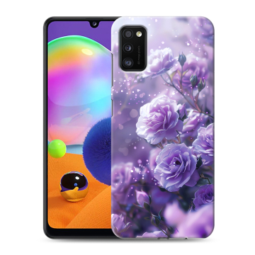 Силиконовый чехол на Samsung Galaxy A41 с принтом Розы цветы