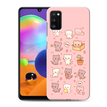Силиконовый чехол на Samsung Galaxy A41 с принтом Hello Kitty Хелоу Кити