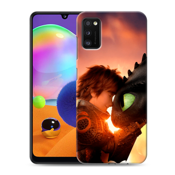 Силиконовый чехол на Samsung Galaxy A41 с принтом Как приручить дракона