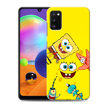 Силиконовый чехол на Samsung Galaxy A41 с принтом Спанч боб Спанчбоб