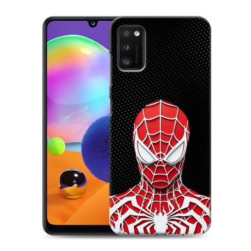 Силиконовый чехол на Samsung Galaxy A41 с принтом человек паук spiderman