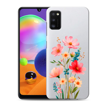 Силиконовый чехол на Samsung Galaxy A41 с принтом Цветы Силиконовый чехол на Samsung Galaxy A41 с принтом Цветы