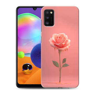 Силиконовый чехол на Samsung Galaxy A41 с принтом Розовая роза Силиконовый чехол на Samsung Galaxy A41 с принтом Розовая роза
