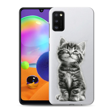 Силиконовый чехол на Samsung Galaxy A41 с принтом Котенок Силиконовый чехол на Samsung Galaxy A41 с принтом Котенок