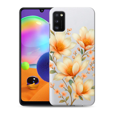 Силиконовый чехол на Samsung Galaxy A41 с принтом Цветы Силиконовый чехол на Samsung Galaxy A41 с принтом Цветы