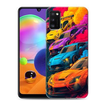 Силиконовый чехол на Samsung Galaxy A41 с принтом Тачки Силиконовый чехол на Samsung Galaxy A41 с принтом Тачки