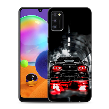 Силиконовый чехол на Samsung Galaxy A41 с принтом BMW БМВ