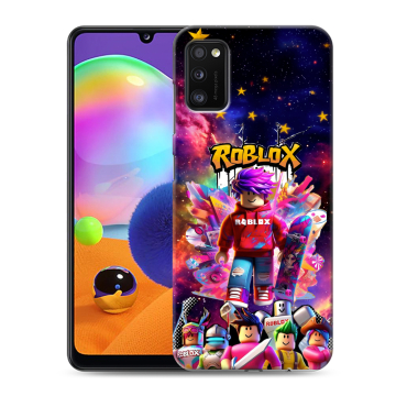 Силиконовый чехол на Samsung Galaxy A41 с принтом Roblox Роблокс