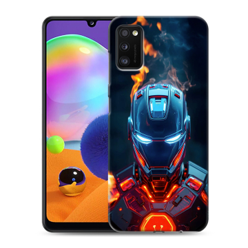 Силиконовый чехол на Samsung Galaxy A41 с принтом IronMan Железный человек