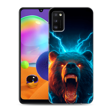Силиконовый чехол на Samsung Galaxy A41 с принтом Медведь Силиконовый чехол на Samsung Galaxy A41 с принтом Медведь