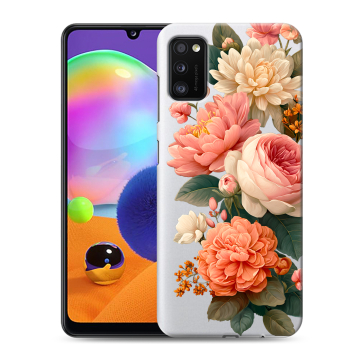 Силиконовый чехол на Samsung Galaxy A41 с принтом цветы Силиконовый чехол на Samsung Galaxy A41 с принтом цветы