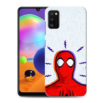 Силиконовый чехол на Samsung Galaxy A41 с принтом Spiderman Человек паук Силиконовый чехол на Samsung Galaxy A41 с принтом Spiderman Человек паук