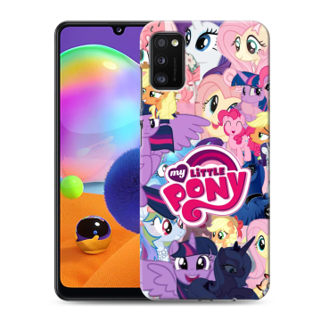 Силиконовый чехол на Samsung Galaxy A41 с принтом My little pony Дружба чудо Силиконовый чехол на Samsung Galaxy A41 с принтом My little pony Дружба чудо