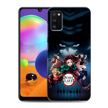 Силиконовый чехол на Samsung Galaxy A41 с принтом Demon Slayer Клинок рассекающий демонов