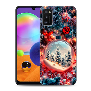 Силиконовый чехол на Samsung Galaxy A41 с принтом Новый год Силиконовый чехол на Samsung Galaxy A41 с принтом Новый год