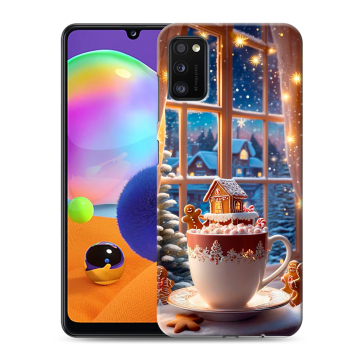 Силиконовый чехол на Samsung Galaxy A41 с принтом Новый год Силиконовый чехол на Samsung Galaxy A41 с принтом Новый год