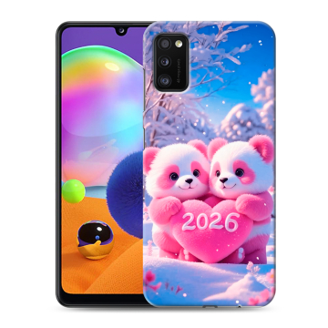 Силиконовый чехол на Samsung Galaxy A41 с принтом Новый год Силиконовый чехол на Samsung Galaxy A41 с принтом Новый год