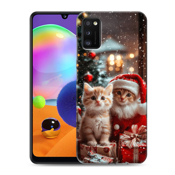 Силиконовый чехол на Samsung Galaxy A41 с принтом Новый год Силиконовый чехол на Samsung Galaxy A41 с принтом Новый год