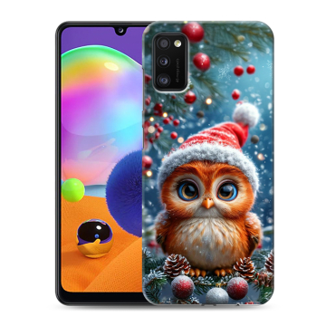 Силиконовый чехол на Samsung Galaxy A41 с принтом Новый год Силиконовый чехол на Samsung Galaxy A41 с принтом Новый год